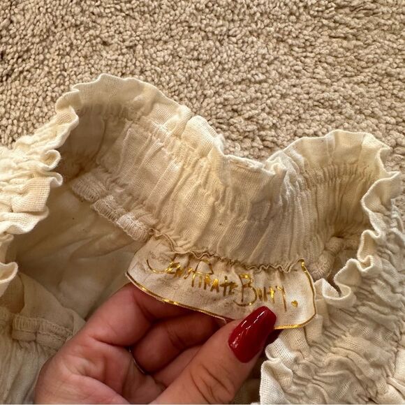 Jens Pirate Booty Bloomer Style Beachy High Waisted cream shorts - Picture 11 of 11